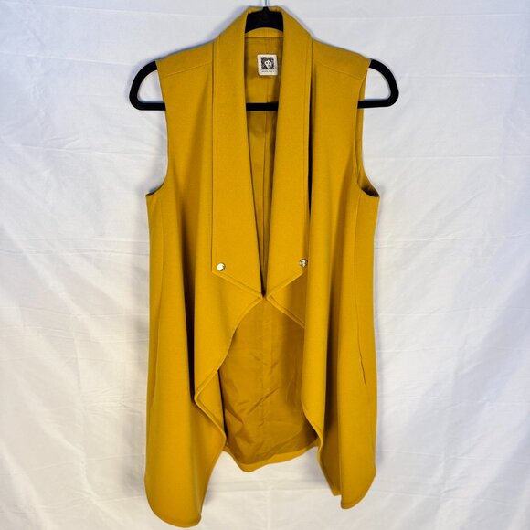 Anne Klein Yellow Oversized Vest - Picture 1 of 2